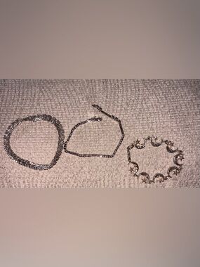 A Lot of Sterling Silver Bracelets